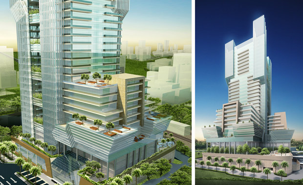 Upcoming tallest commercial building in India (3D Render)