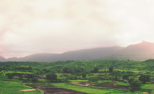 View of the hills