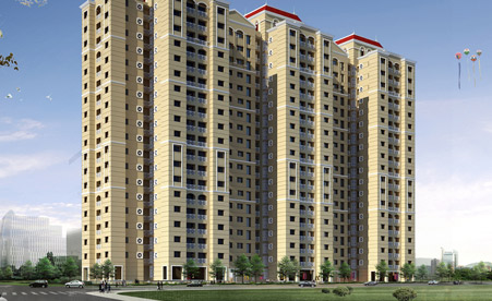 Township development in Dombivali (3D Render)